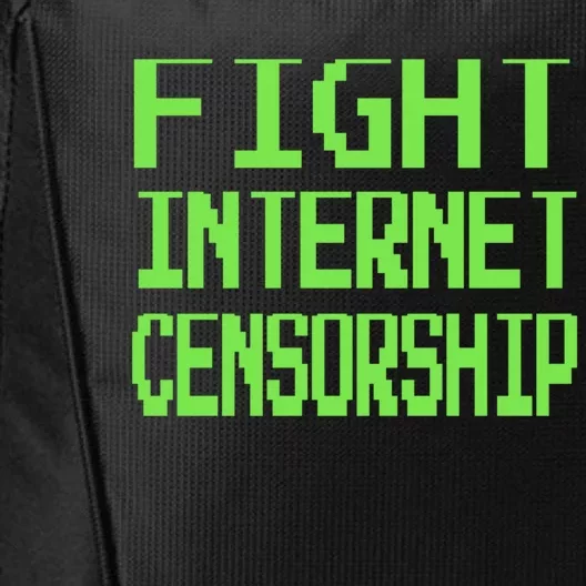 Defend The First Adt Fight Internet Censorship Meme Cool Gift City Backpack