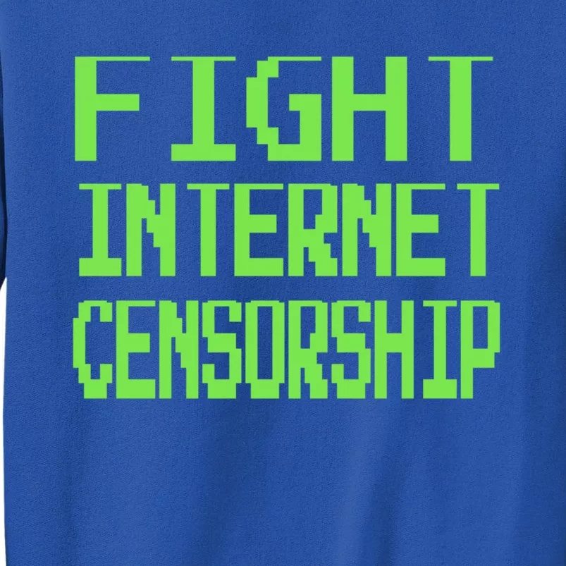 Defend The First Adt Fight Internet Censorship Meme Cool Gift Tall Sweatshirt