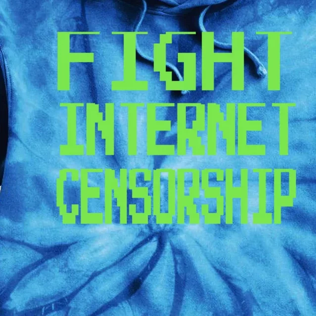 Defend The First Adt Fight Internet Censorship Meme Cool Gift Tie Dye Hoodie