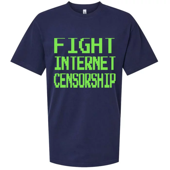 Defend The First Adt Fight Internet Censorship Meme Cool Gift Sueded Cloud Jersey T-Shirt