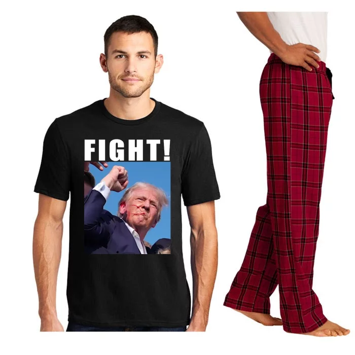 Donald Trump Fight! Trump Shot Trump Rally 7 13 2024 Pajama Set