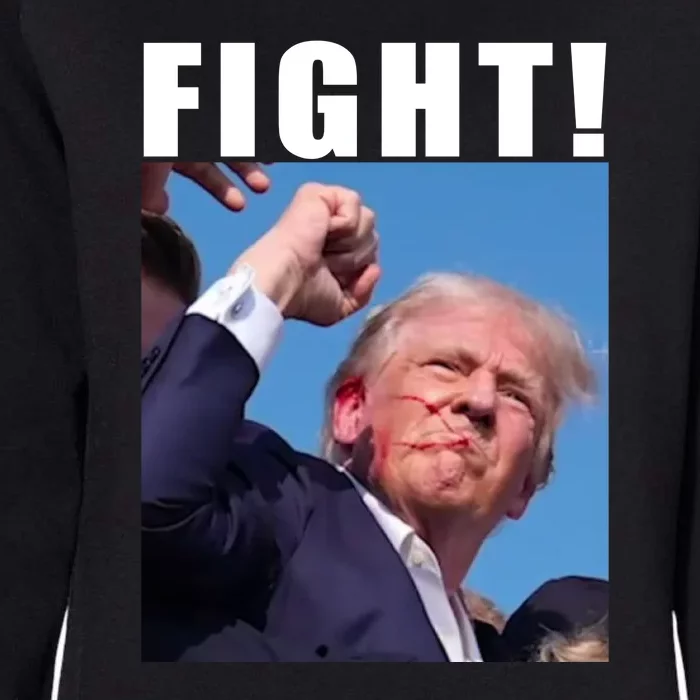 Donald Trump Fight! Trump Shot Trump Rally 7 13 2024 Womens California Wash Sweatshirt