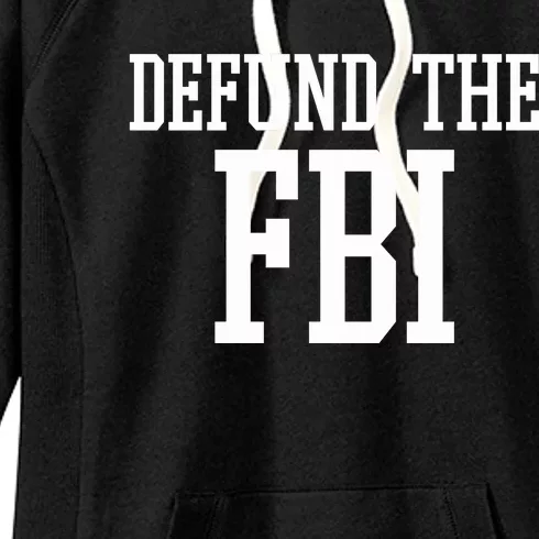 Defund The FBI Civil Rights Women's Fleece Hoodie