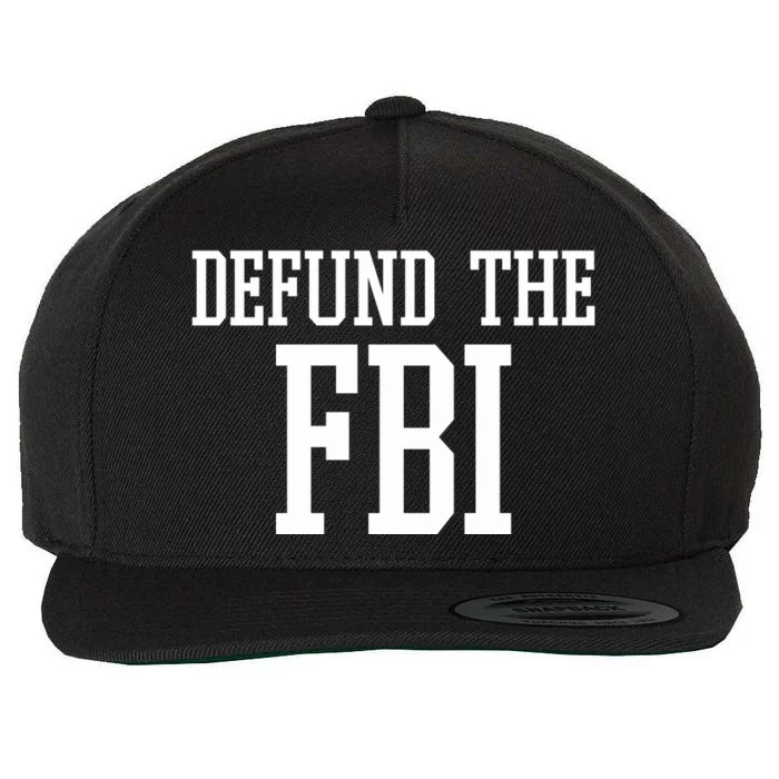 Defund The FBI Civil Rights Wool Snapback Cap