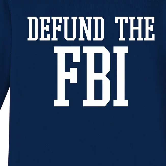 Defund The FBI Civil Rights Baby Long Sleeve Bodysuit