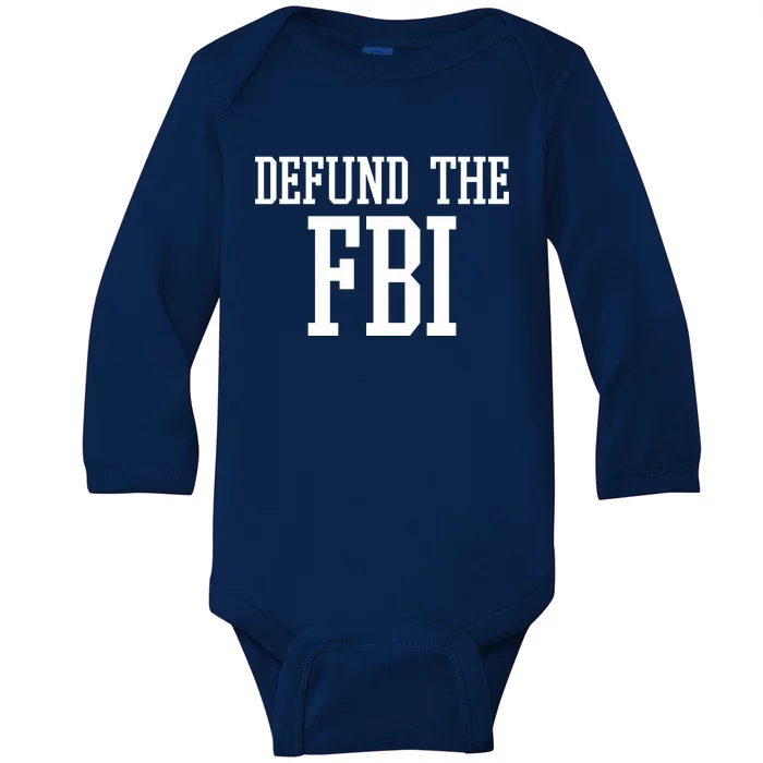 Defund The FBI Civil Rights Baby Long Sleeve Bodysuit