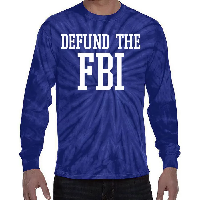 Defund The FBI Civil Rights Tie-Dye Long Sleeve Shirt