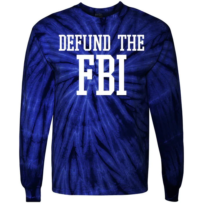 Defund The FBI Civil Rights Tie-Dye Long Sleeve Shirt