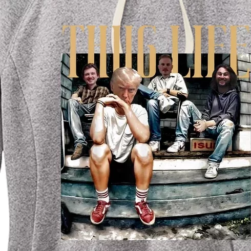 Donald Trump Friends Thug Life Women's Fleece Hoodie