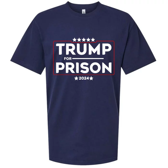 Donald Trump For Prison 2024 Trump In Jail Funny Prison Go Straight To Jail Sueded Cloud Jersey T-Shirt