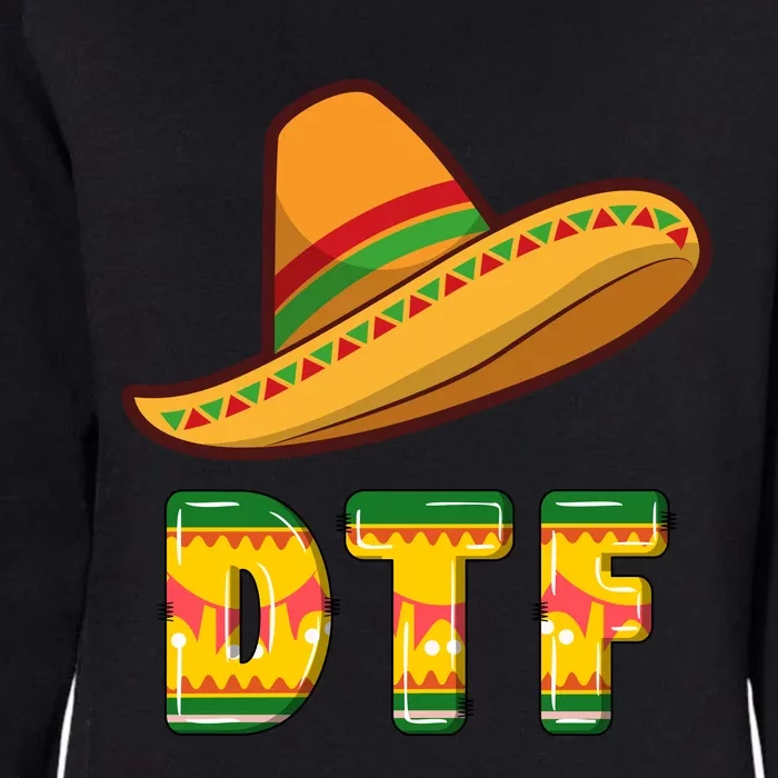 Down To Fiesta Funny Mexican Party Funny Cinco De Mayo Womens California Wash Sweatshirt