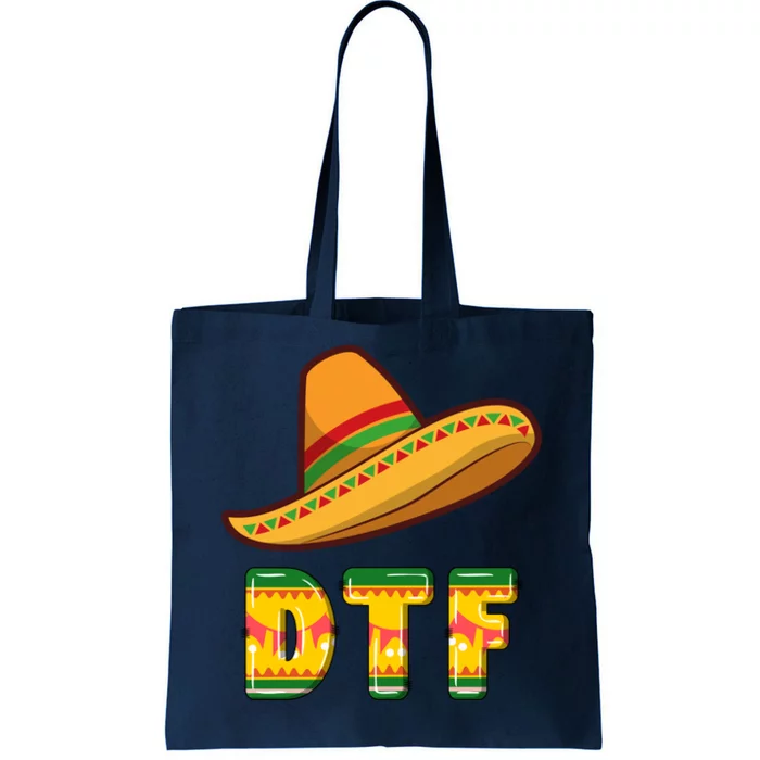 Down To Fiesta Funny Mexican Party Funny Cinco De Mayo Tote Bag