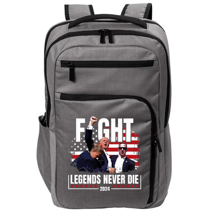 Donald Trump Fight Fighting Fighters Supporters Americans Impact Tech Backpack