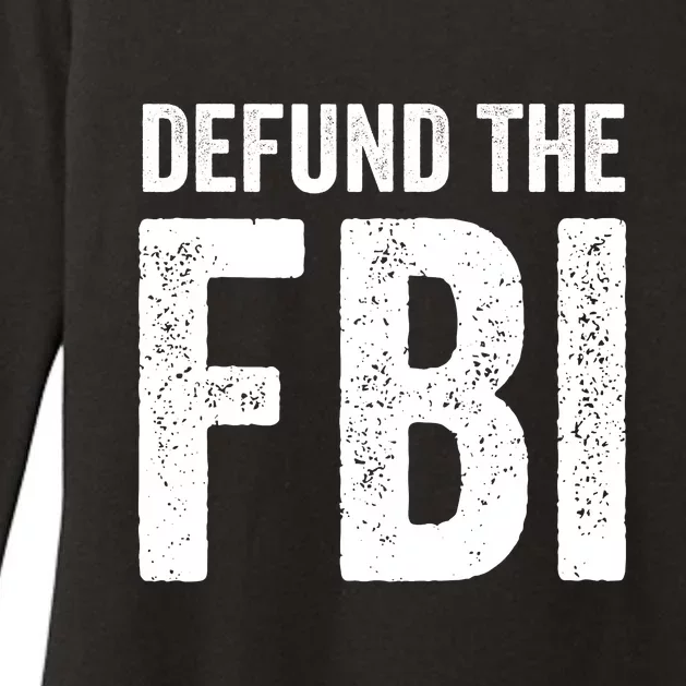 Defund The FBI Womens CVC Long Sleeve Shirt