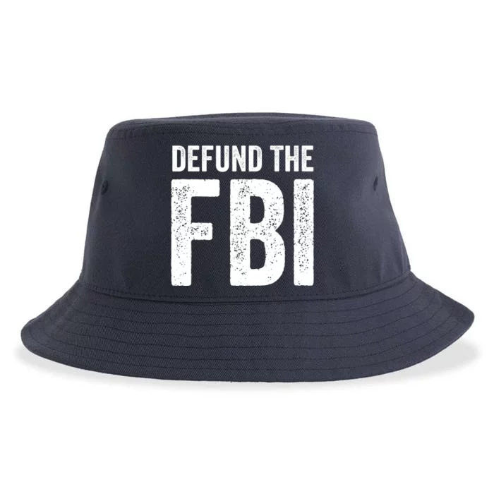 Defund The FBI Sustainable Bucket Hat