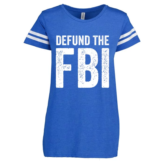 Defund The FBI Enza Ladies Jersey Football T-Shirt