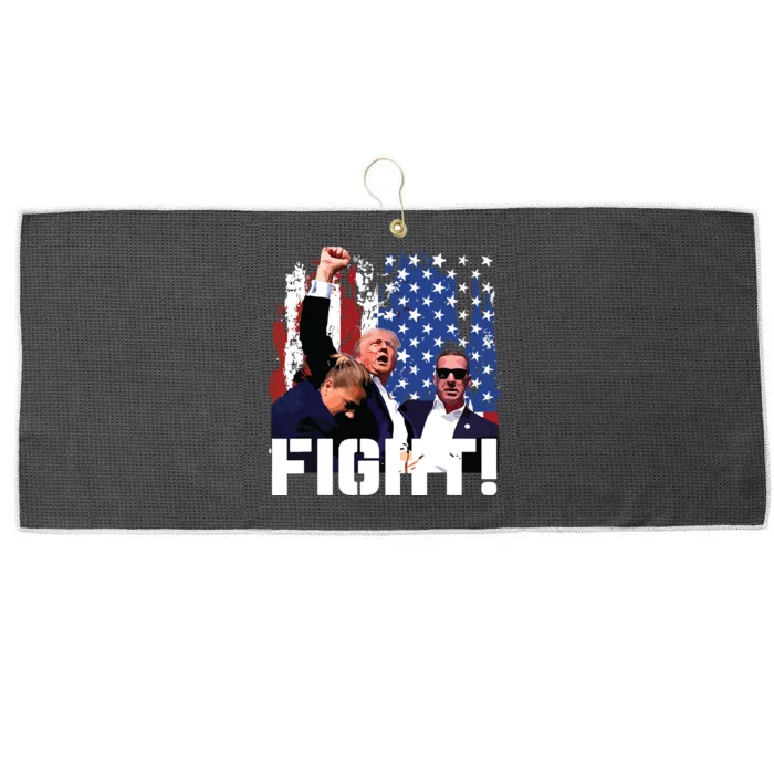 Donald Trump Fist Pump Large Microfiber Waffle Golf Towel