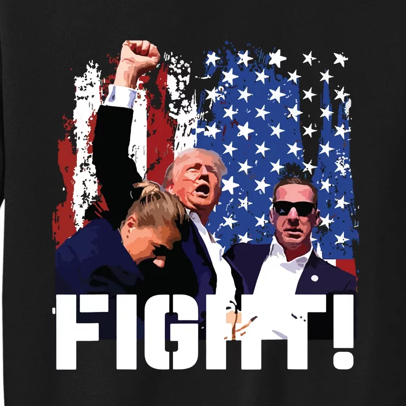 Donald Trump Fist Pump Tall Sweatshirt