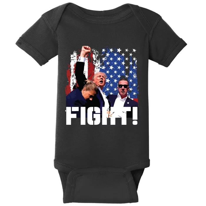 Donald Trump Fist Pump Baby Bodysuit