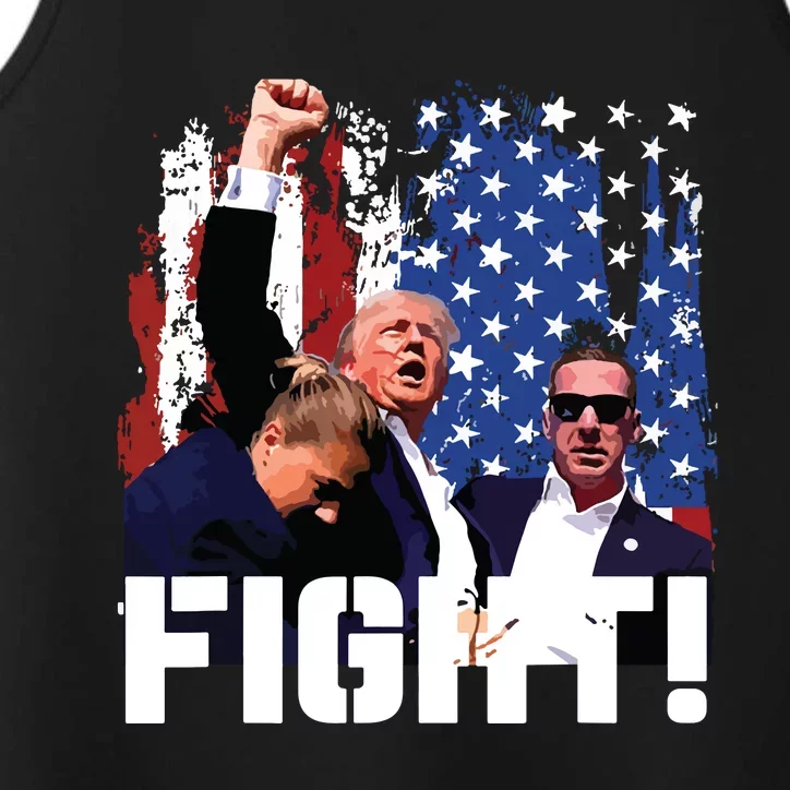 Donald Trump Fist Pump Performance Tank