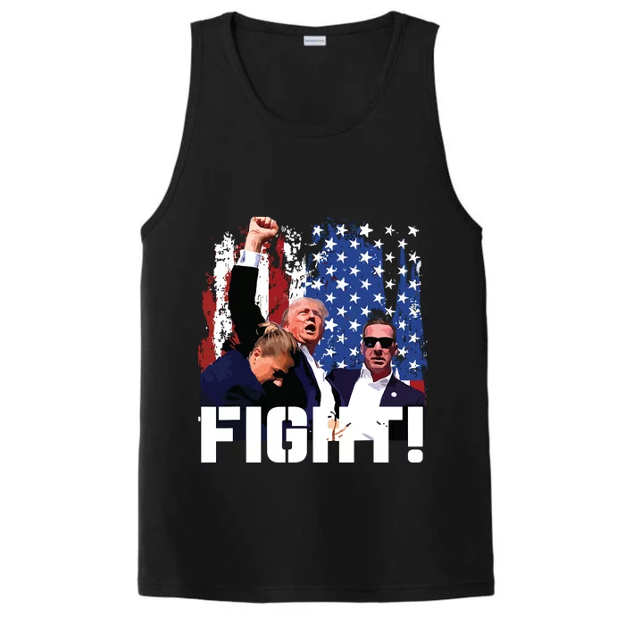 Donald Trump Fist Pump Performance Tank