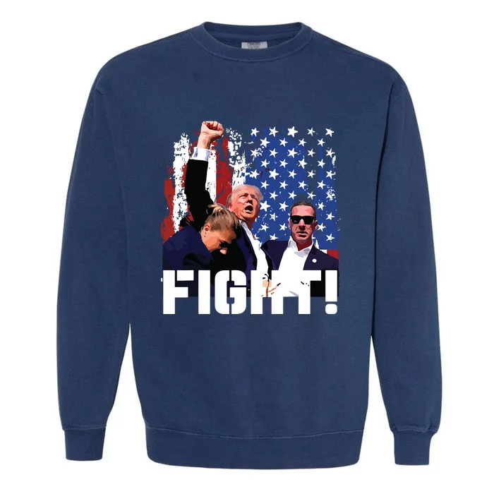 Donald Trump Fist Pump Garment-Dyed Sweatshirt