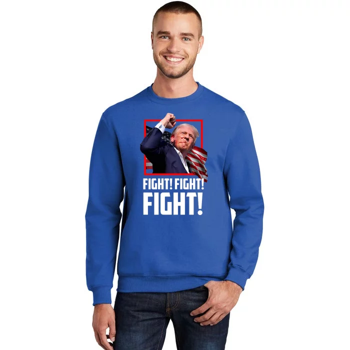 Donald Trump Fight Fighting Fighters Supporters Americans Great Gift Tall Sweatshirt