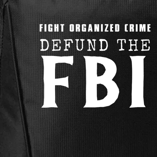 Defund The FBI City Backpack