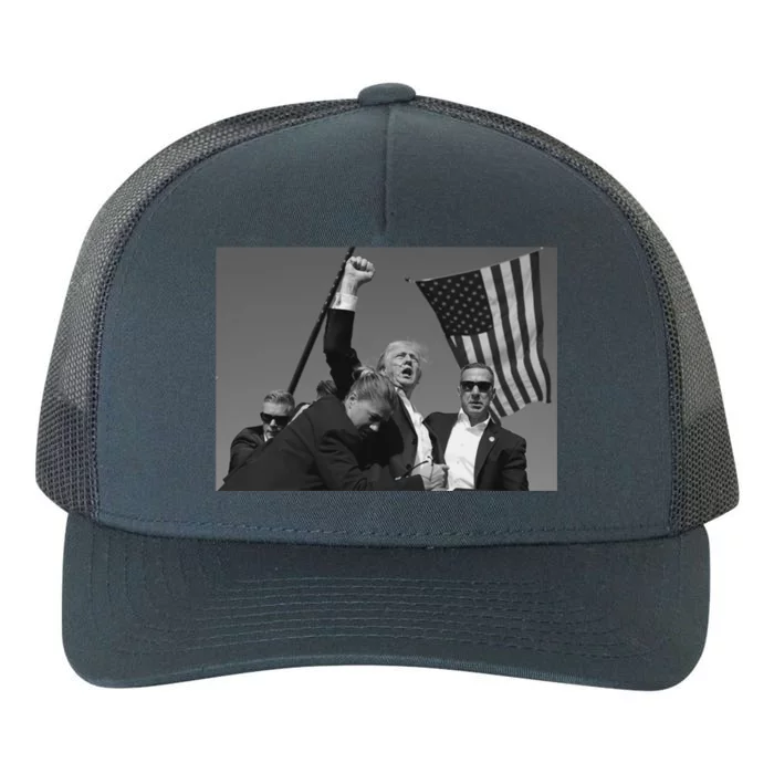 Donald Trump Fist Pump Funny Gift Yupoong Adult 5-Panel Trucker Hat