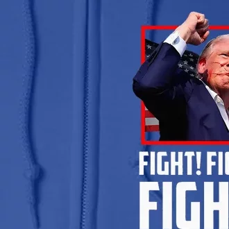 Donald Trump Fight Fighting Fighters Supporters Americans Full Zip Hoodie