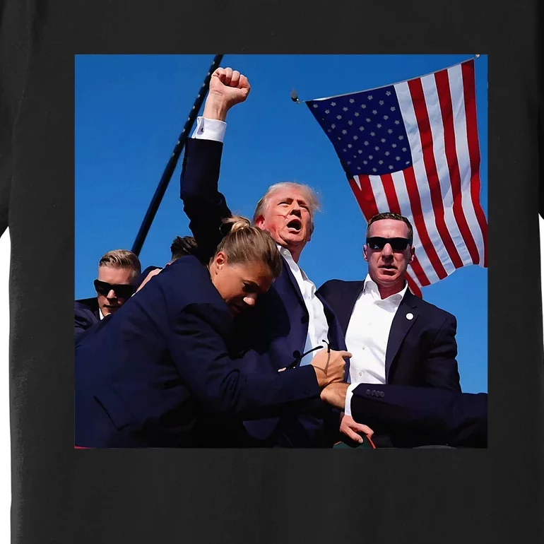 Donald Trump Fight Fist 2024 Premium T-Shirt