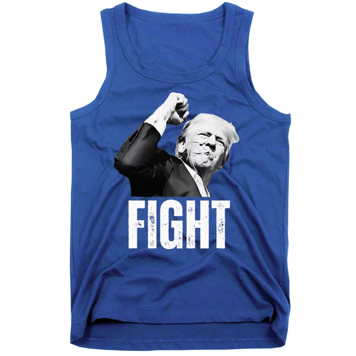 Donald Trump Fist Pump Donald Trump Shooting Tank Top