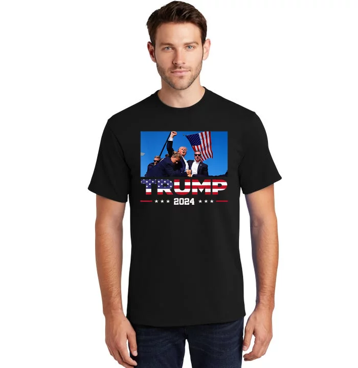 Donald Trump Fist Pump Tall T-Shirt