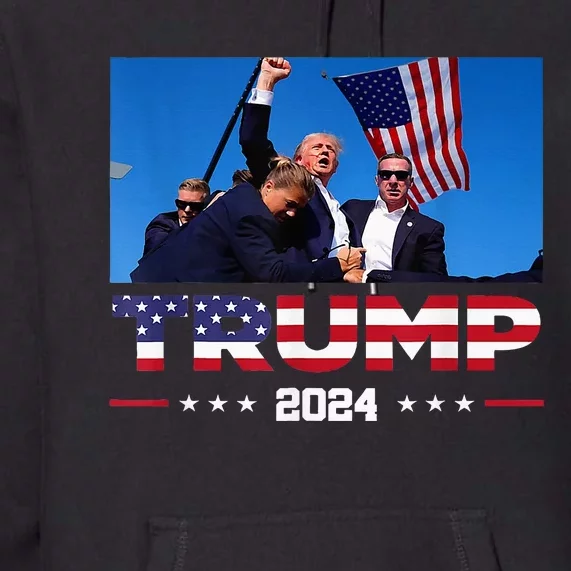 Donald Trump Fist Pump Premium Hoodie