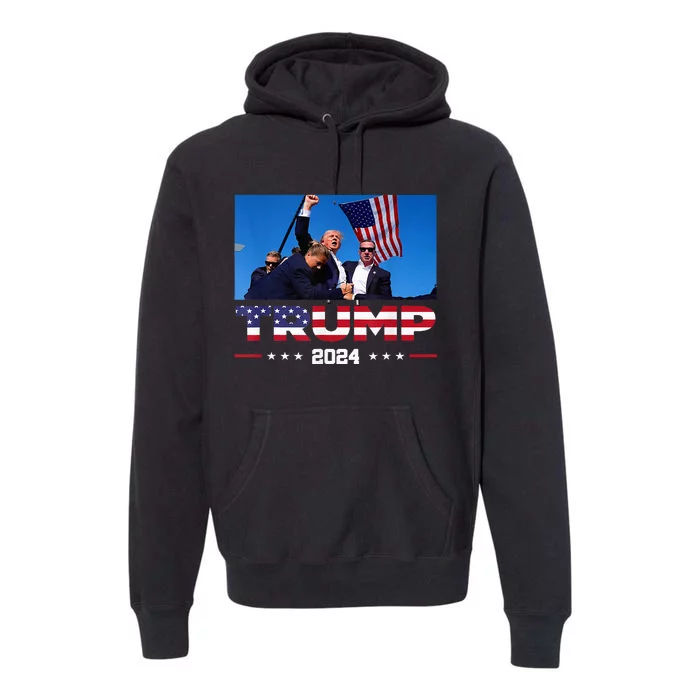 Donald Trump Fist Pump Premium Hoodie