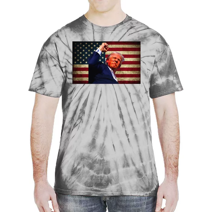 Donald Trump Field Attempt Fight For Freedom Tie-Dye T-Shirt