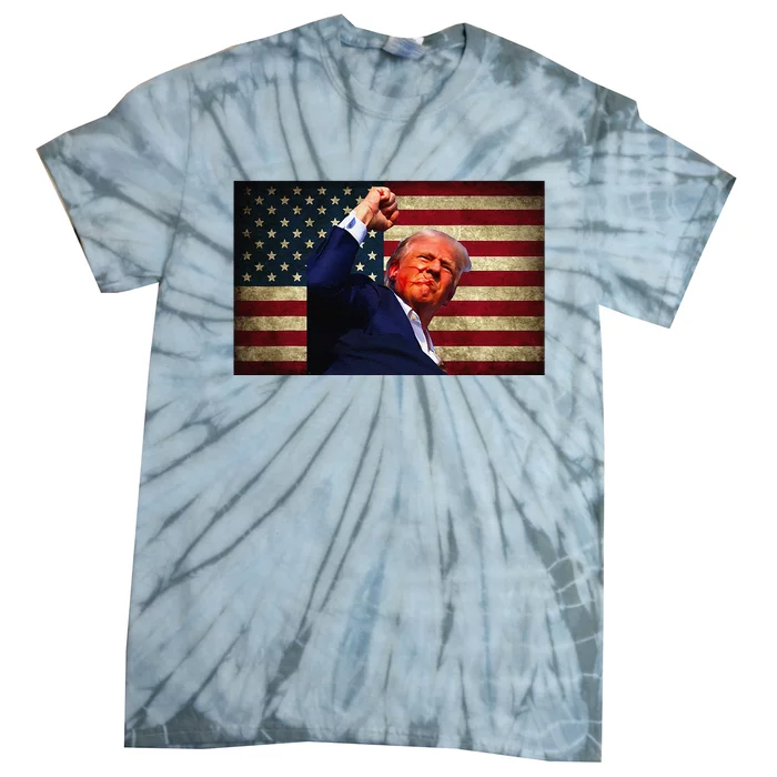 Donald Trump Field Attempt Fight For Freedom Tie-Dye T-Shirt