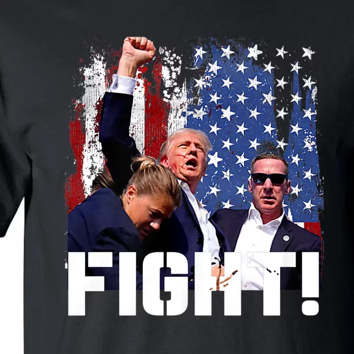 Donald Trump Fist Pump Trump 2024 Fight Tall T-Shirt