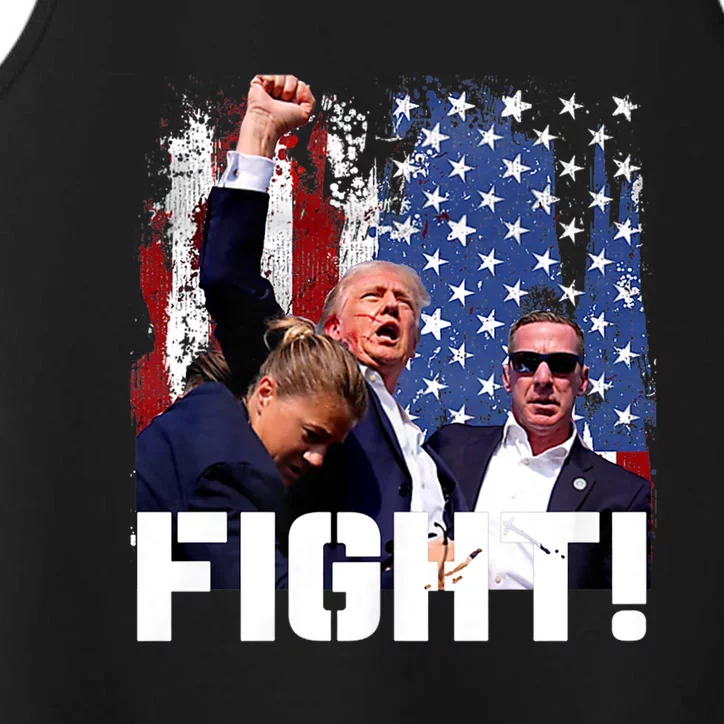 Donald Trump Fist Pump Trump 2024 Fight Performance Tank