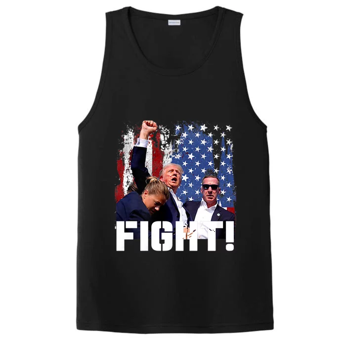 Donald Trump Fist Pump Trump 2024 Fight Performance Tank