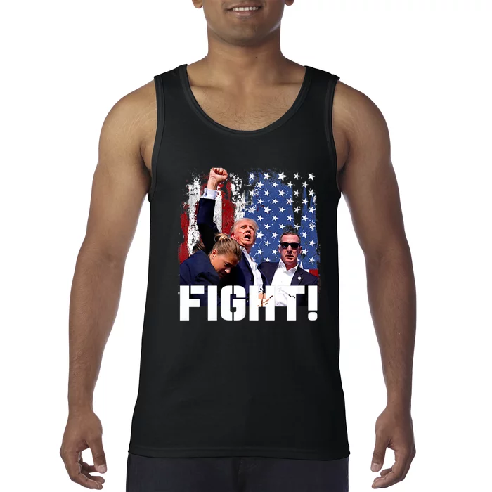 Donald Trump Fist Pump Trump 2024 Fight Tank Top