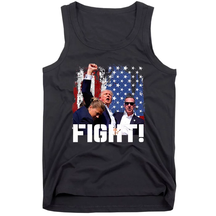 Donald Trump Fist Pump Trump 2024 Fight Tank Top