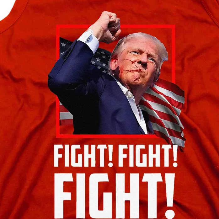 Donald Trump Fight Fighting Fighters Supporters Americans Tank Top