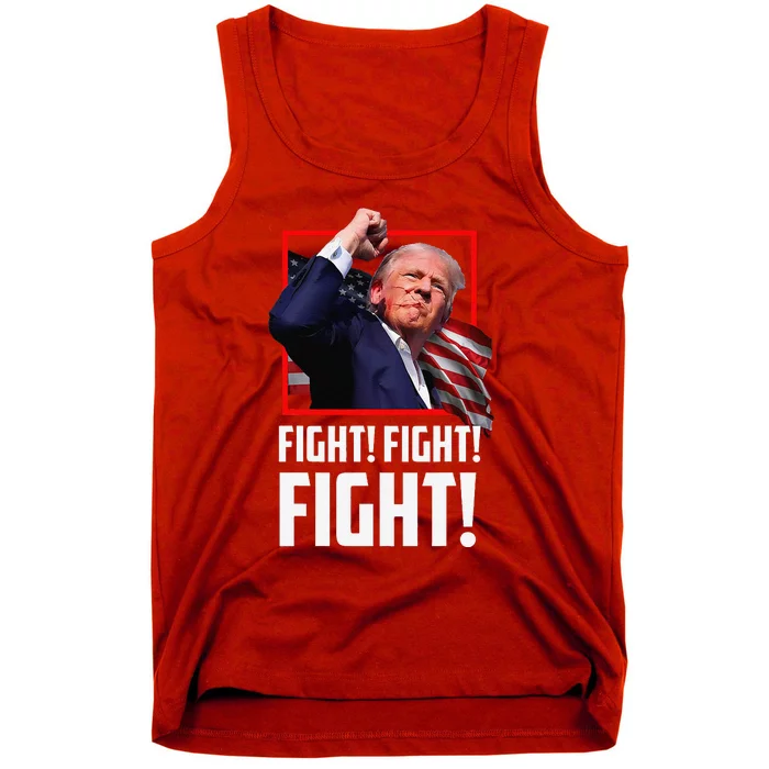 Donald Trump Fight Fighting Fighters Supporters Americans Tank Top