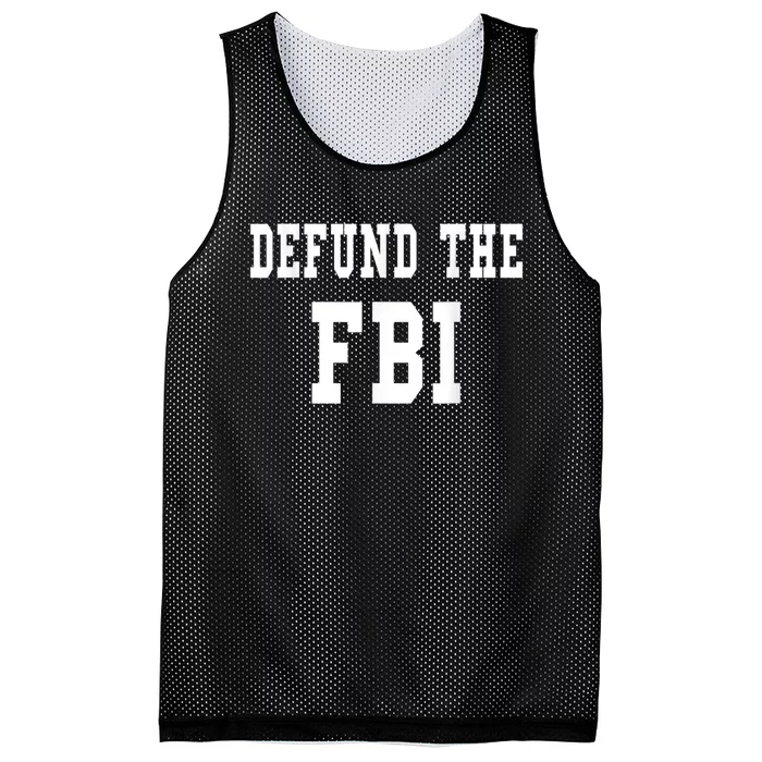 Defund The FBI . Federal Bureau Of Investigation Mesh Reversible Basketball Jersey Tank