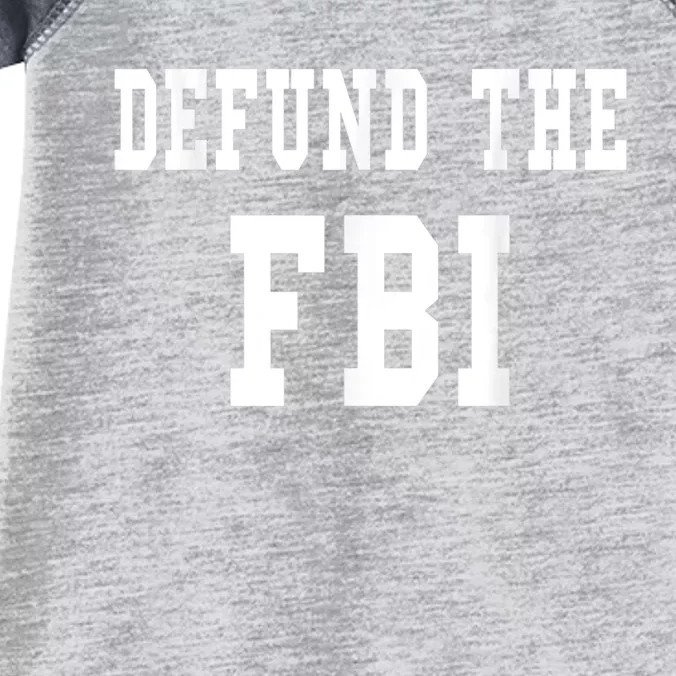 Defund The FBI . Federal Bureau Of Investigation Infant Baby Jersey Bodysuit