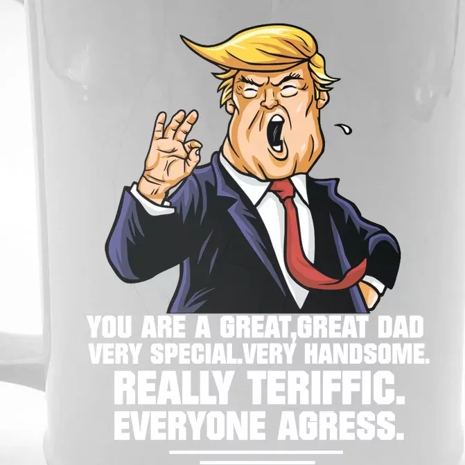 Donald Trump Father’s Day Great Dad Front & Back Beer Stein