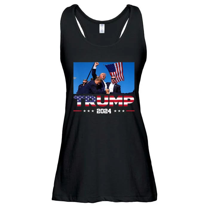 Donald Trump Fist Pump Ladies Essential Flowy Tank