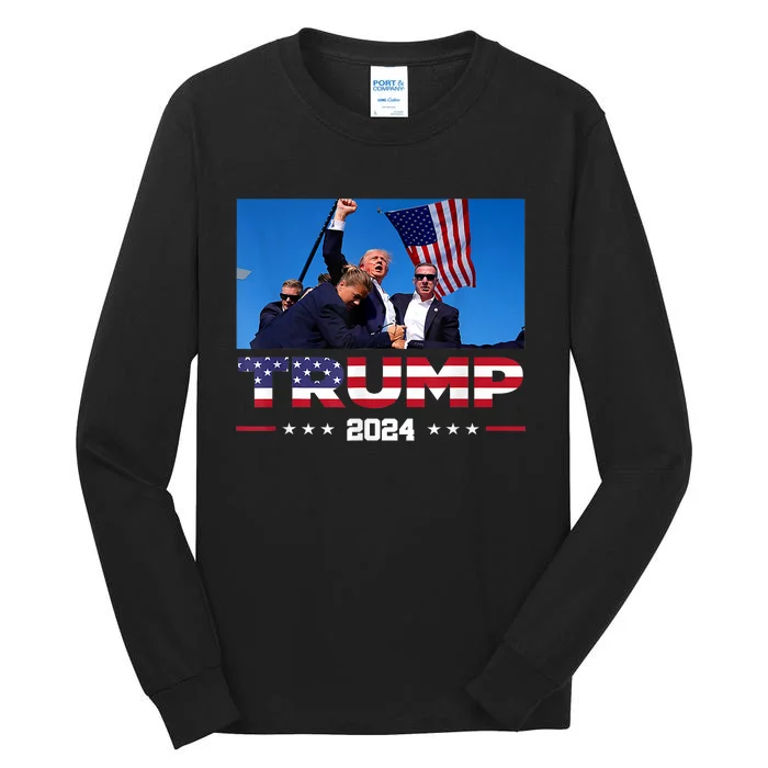 Donald Trump Fist Pump Tall Long Sleeve T-Shirt