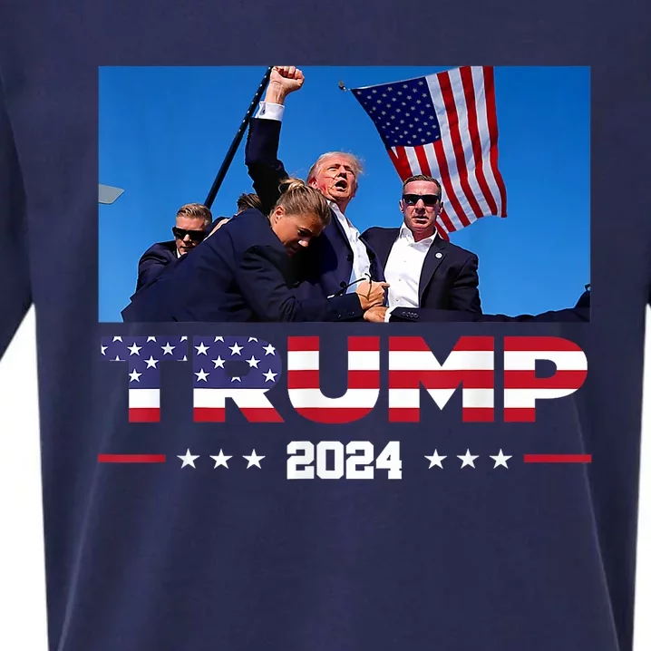 Donald Trump Fist Pump Sueded Cloud Jersey T-Shirt